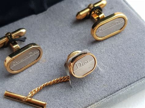 christian dior cufflinks with tie pin|Ties & Cufflinks .